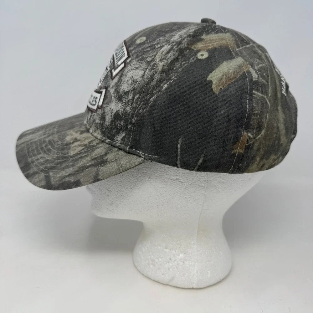 Harley-Davidson Honolulu Hawaii Camo Hat Motorcycle Embroidered Logo Cap OSFA